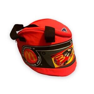 Vintage 1995 NASCAR Bill Elliot McDonald's Insulated Cooler Lunchbox w/ Sticker